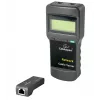 Network cable tester GEMBIRD NCT-31 — continuity tester with LCD, RJ-11/RJ-12/RJ-45 support, black