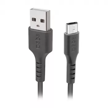 SBS TECABLEMICRO2K 2m USB A Micro-USB B Male Male Black USB Cable (TEKabelMICRO2K)