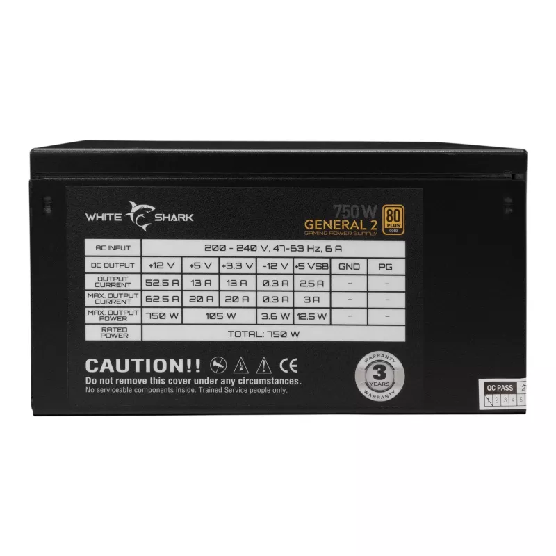 Power Supply Unit White Shark GPSU-750W General-2 750W