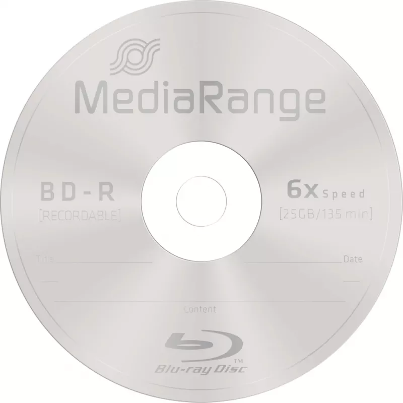BD-R blank disc MediaRange MR514 25 GB 25 pc(s)
