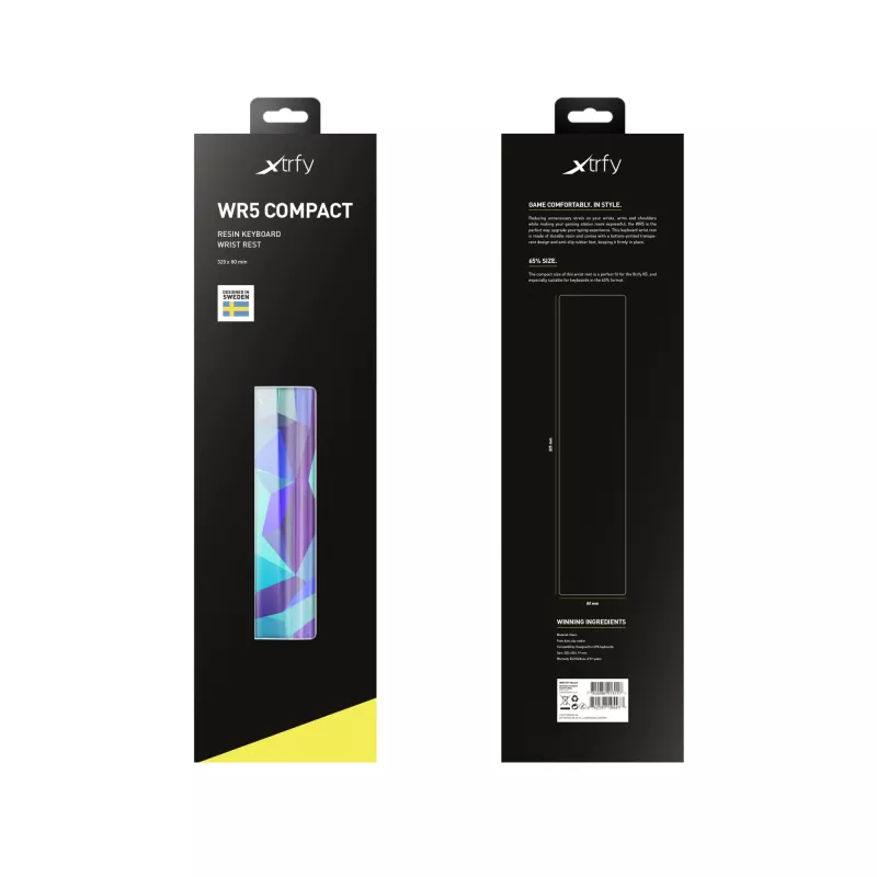Wrist Rest CHERRY XTRFY WR5 Compact Litus Resin 325x80x19mm