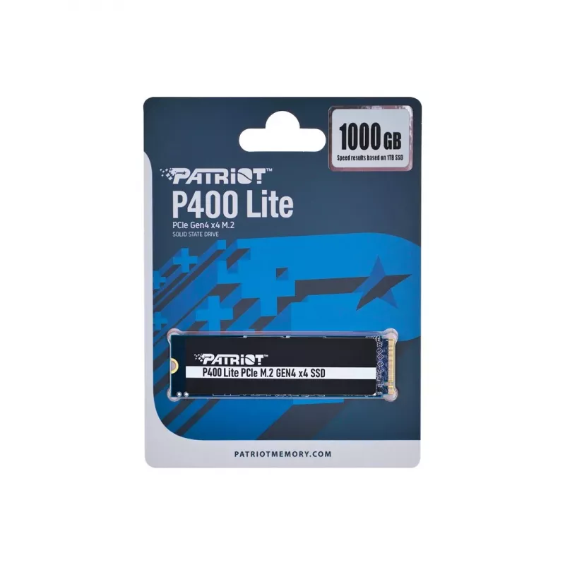 SSD PATRIOT P400 Lite M.2 1 TB PCIe Gen4 x4 NVMe, 80×22×3.8 mm, TBW 560