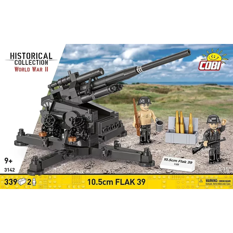 Construction Set Cobi Blocks 10.5 cm Flak 39 — 339 pieces