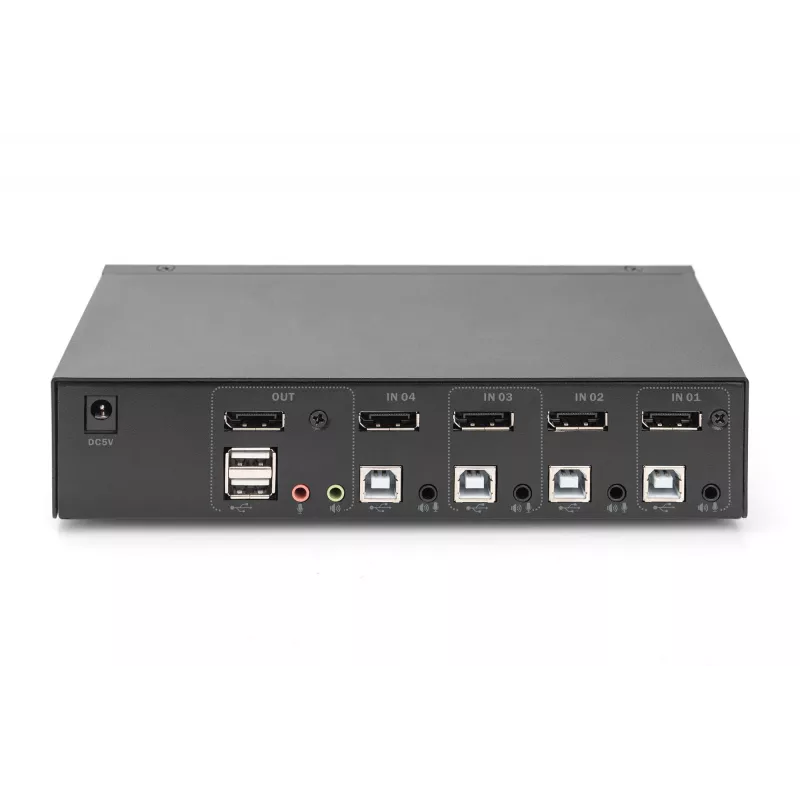 KVM Switch Digitus DS-12891 4x1 DP USB 4K Ultra HD