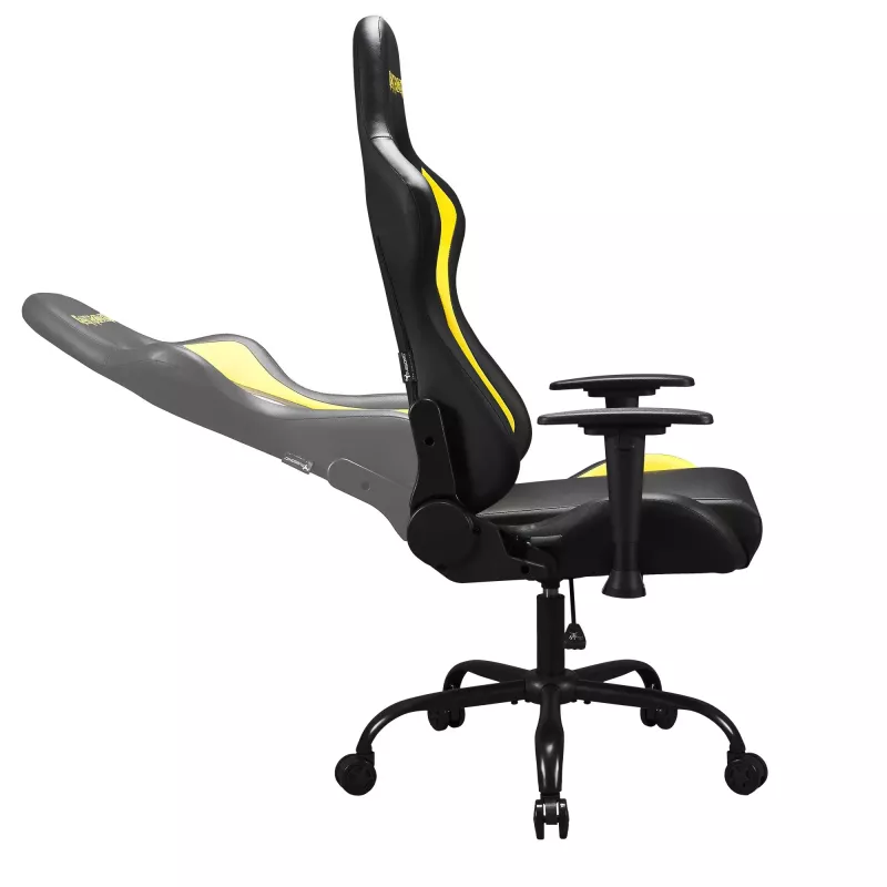 SUBSONIC Subsonic Pro Iron Maiden Killers Gaming Chair — Ergonomic High-Back PU Leather, Adjustable Height, 2D Armrests, Recline to 180°, 120 kg Capacity, Black with Red Accents