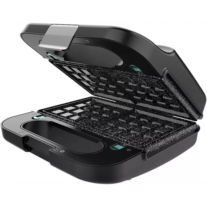 Cecotec Sandwich Maker | Rock’nToast 4in1 | 1000 W | Number of plates 4 | Black