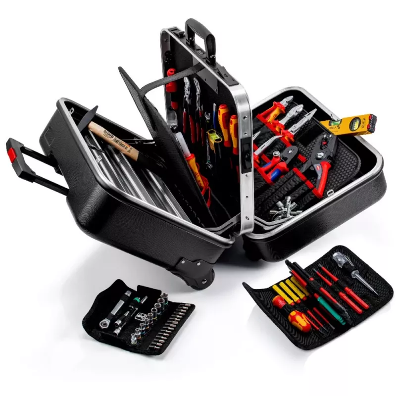 Knipex 00 21 41 mechanics tool set 63 tools
