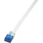 Logilink SlimLine - Patch-Cable - RJ-45 (M) - RJ-45 (M) - 1 m - UTP - CAT 6 - White (CF2031U)