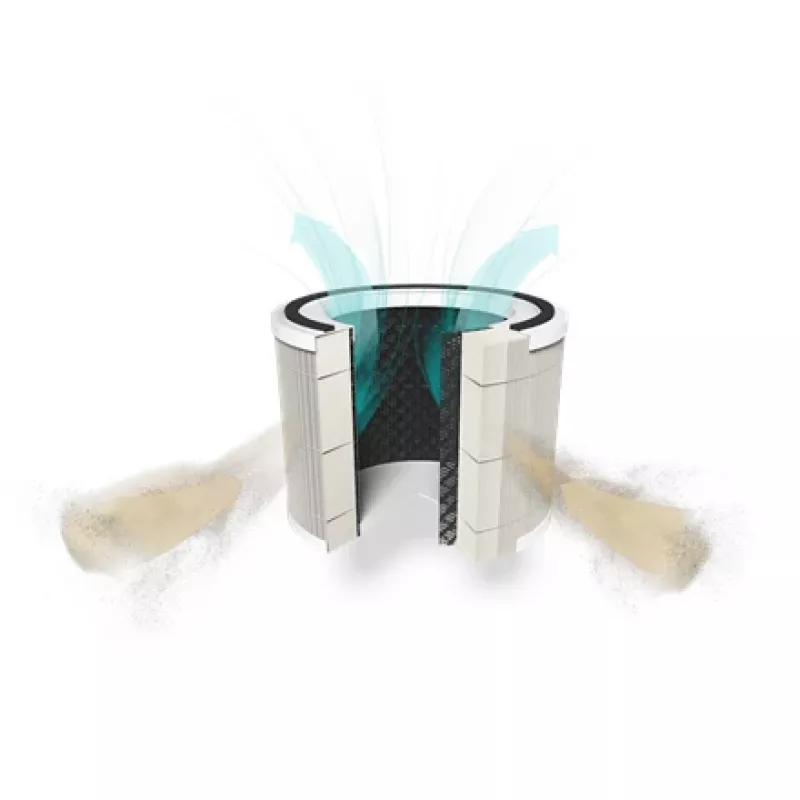 Duux | HEPA+Carbon filter for Bright Air Purifier | Suitable for Sphere air purifier (DXPU06 or DXPU07) | White
