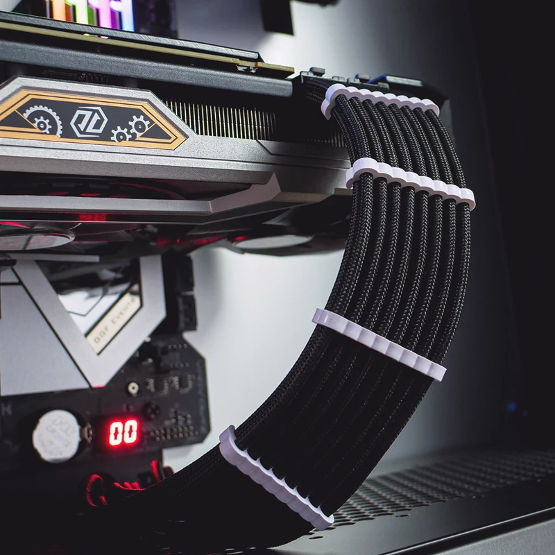 CableMod PRO Bridged Cable Comb Kit - white (CM-COM-BKIT-PBPW-R)