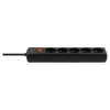 Power strip SAVIO LZ-17 — 5-way, 3 m cable, grounded sockets