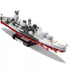 Construction toy Cobi HMS Belfast 1:300 scale model COBI-4844, display build of historic Royal Navy light cruiser