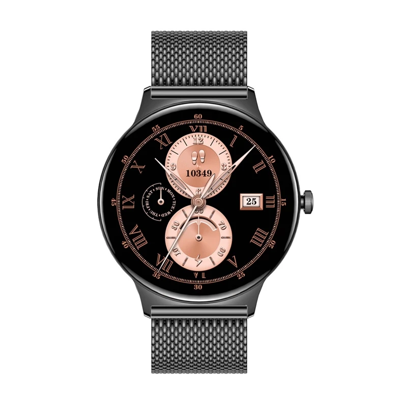 Smartwatch Colmi V89 Steel Black with heart rate monitor, waterproof