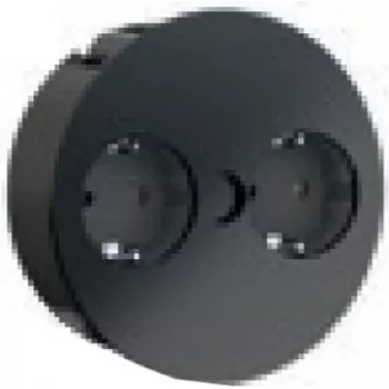 Bachmann TWIST - 2 m - 2 AC-Outputs - Indoor - Metal - Plastic - Black - 42,5 mm