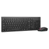 Wireless keyboard and mouse set Lenovo Essential Wireless Combo Gen2 — black, compact layout, wireless connection