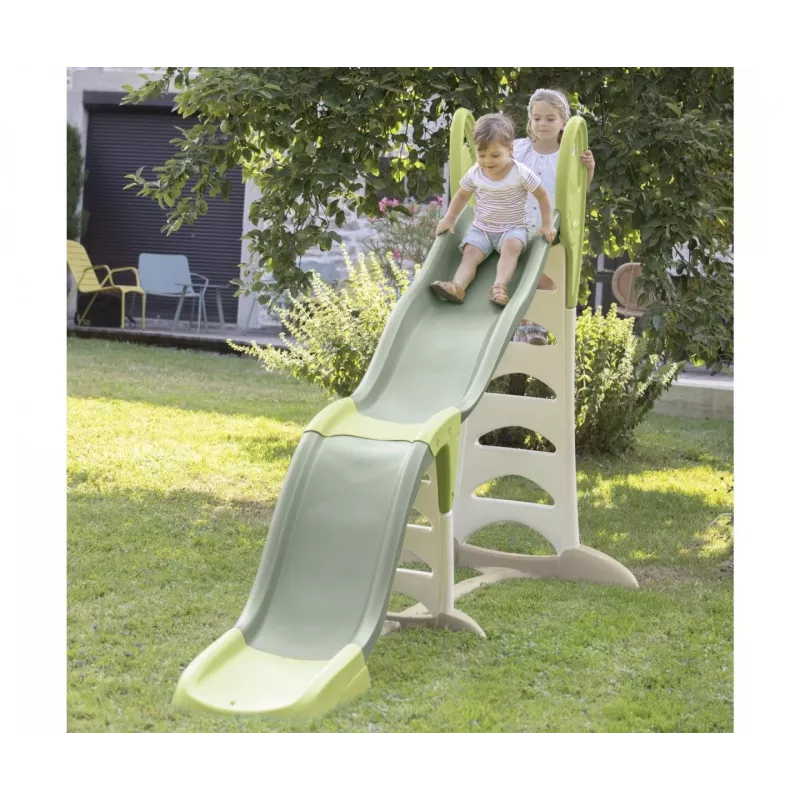 Outdoor play slide SMOBY Megagliss 2 in 1 model 7600820201 with water slide and climbing features