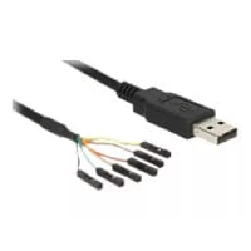 USB Cable DeLOCK 1.8m USB2.0-A/TTL 6-p Black