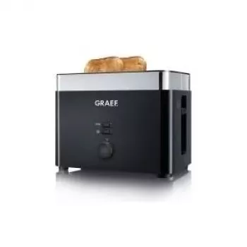 Graef TO 62 - Toaster - 2-slice - 2-slot - Black