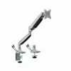 ART RAMM L-35HD Gas Spring Desk Mount for 1 Monitor 17-45 inch, USB-A and USB-C