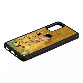 Protective phone case iKins for Samsung Galaxy S20, black, slim TPU cover