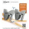 Vogels | Loundspeaker Mount | VLB500 | Turn, Tilt | Maximum weight (capacity) 5 kg | Silver