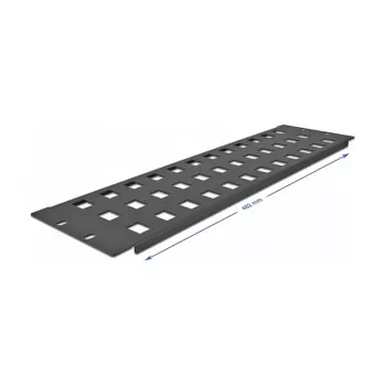 Keystone panel DeLOCK 19 inch Keystone Patch Panel 48 port 3U black
