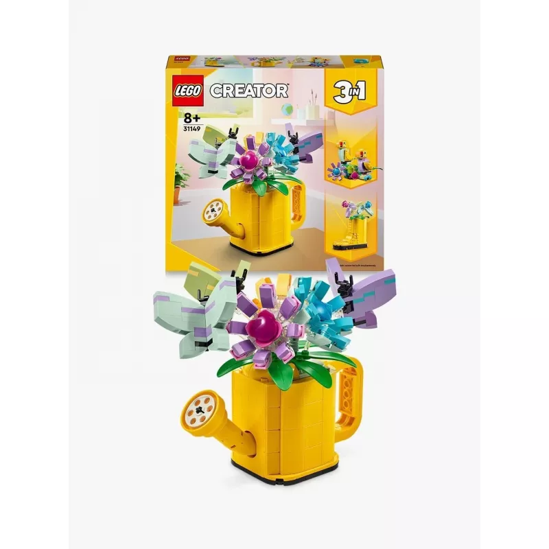 LEGO Creator Flower in Watering Can 31149 — buildable floral model, 420 pieces, 120×150×130 mm