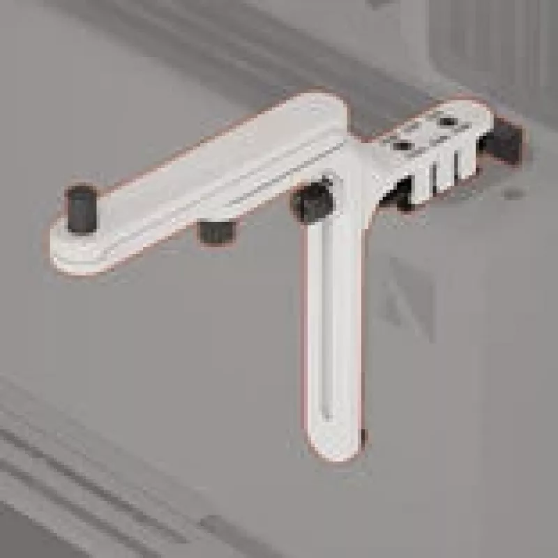 GPU Mount HAVN HS 420 white — PCIe riser/support bracket for graphics cards