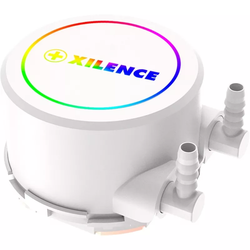 All-in-one liquid cooler XILENCE Performance A+ XC974 — 240mm radiator, 300W TDP, white, ARGB
