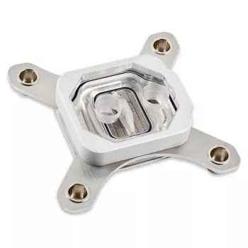 Water block Aqua-Computer 21871 — acetal/aluminium construction, 94×94×22 mm