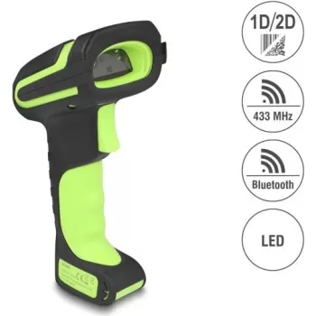 Barcode Scanner DELOCK 90588 1D/2D Bluetooth 433 MHz portable scanner