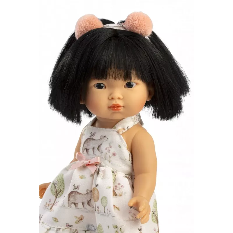 Doll 28 cm Llorens with realistic features and soft body, model 28040