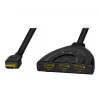 LogiLink - Video/Audio Splitter/Switch - 3 x HDMI - Desktop