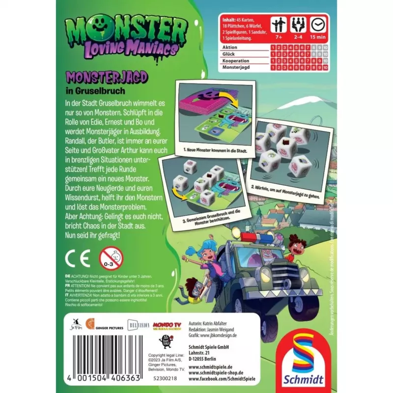 Monster Loving Maniacs: Monsterjagd in Gruselbruch, Board Game