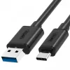 UNITEK Y-C474BK USB cable USB 3.2 Gen 1 (3.1 Gen 1) 1 m USB A USB C Black