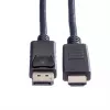 Cable ROLINE 11445780 1 m DisplayPort to HDMI Black