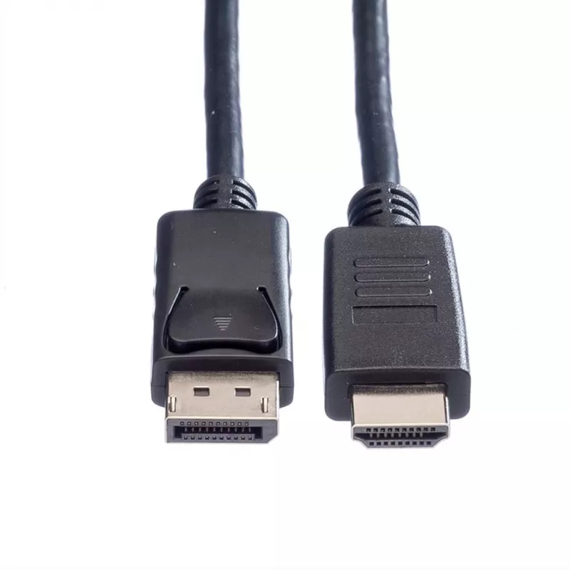 Cable ROLINE 11445780 1 m DisplayPort to HDMI Black