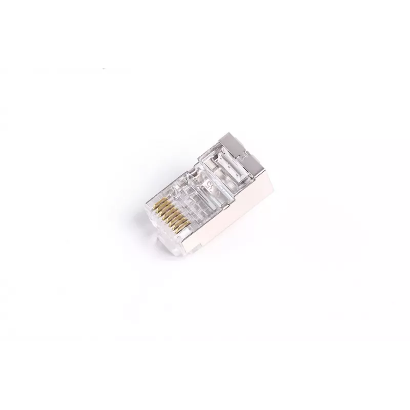 Wtyk RJ45 ekranowany kat.6 uniwersalny drut/linka 8P8C 100szt