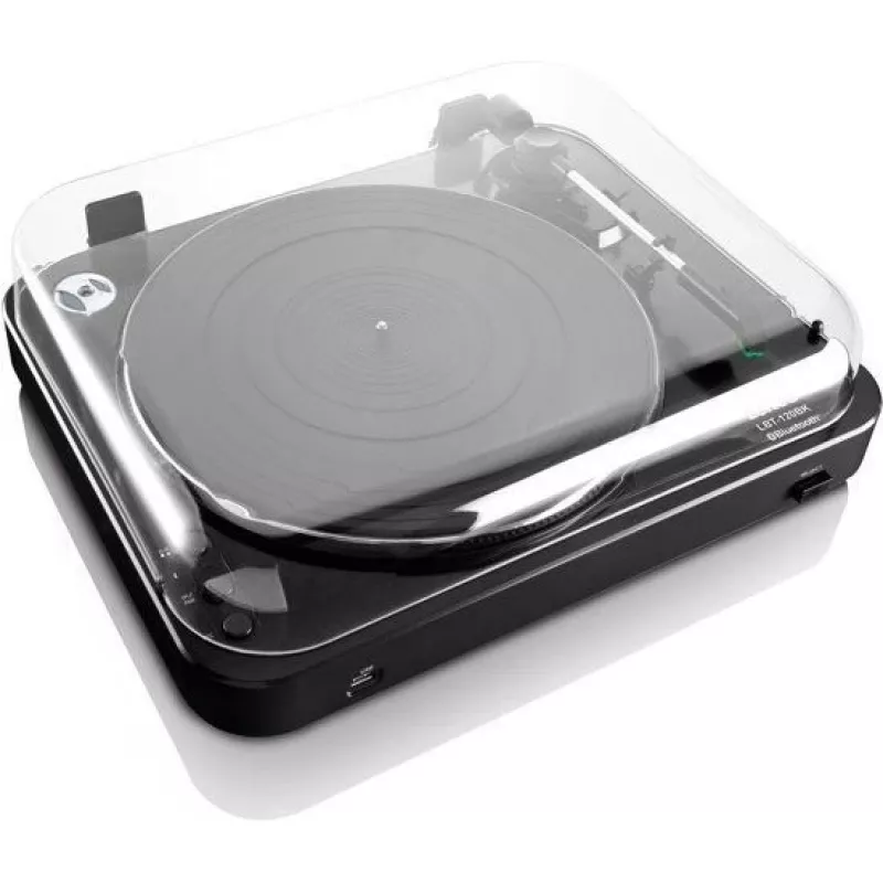 Belt-drive audio turntable Lenco LBT-120BK Black Semi Automatic