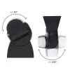 Passive infrared (PIR) motion detector MACLEAN MCE201B — wired wall sensor, 12 m range, black