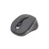 Wireless Bluetooth optical mouse GEMBIRD MUSWB2 — right-hand, 1600 DPI, 6-button, black/grey, AAA battery