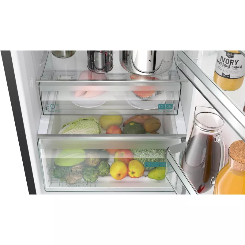 Siemens iQ300 KG39NXXCF fridge-freezer Freestanding 363 L Black