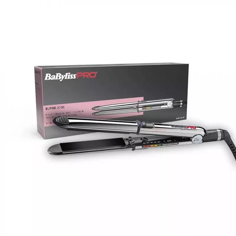 Straightening brush BABYLISS ELIPSIS3100 Warm Stainless Steel 45 W, 2.4 cm plate, 5 heat levels, 150–230°C