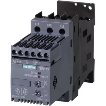 Siemens Soft Starter Motor Power at 400 V 4.0 kW Motor Power at 230 V 2.2 kW 400 V/AC Rated Current 9 A 3RW3016 (3RW3016-1BB14)