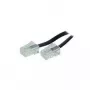 S/CONN 6m RJ45 Black Transparent S/CONN 6m RJ45