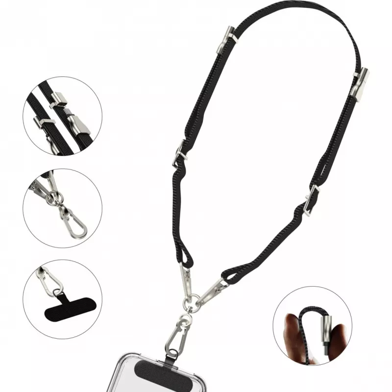 4smarts USB-C Handykette PowrCord black (541386)