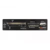 DeLOCK 91708 Card Reader USB 2.0 Internal Black Grey CF SD MicroSD