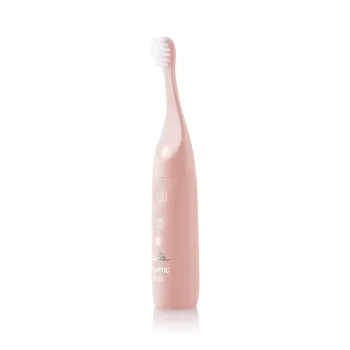 Children's sonic toothbrush ETA Sonetic Kids — pink, rechargeable battery, adjustable speed, timer, 2 brush heads