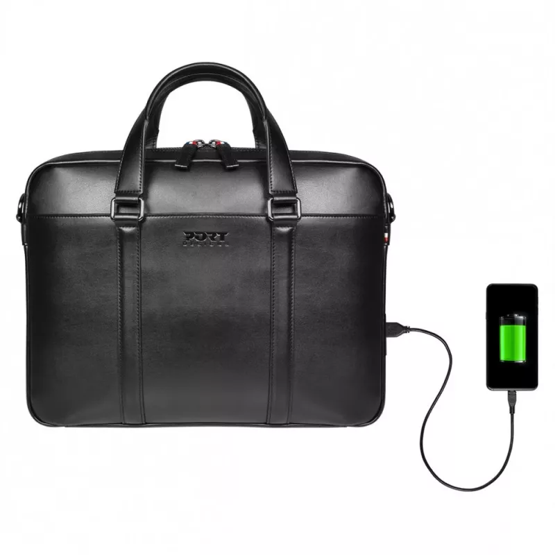 Port Designs Versailles II notebook case 35.6 cm (14) Briefcase Black