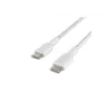 Cable Braided USB-C USB-C 1m White